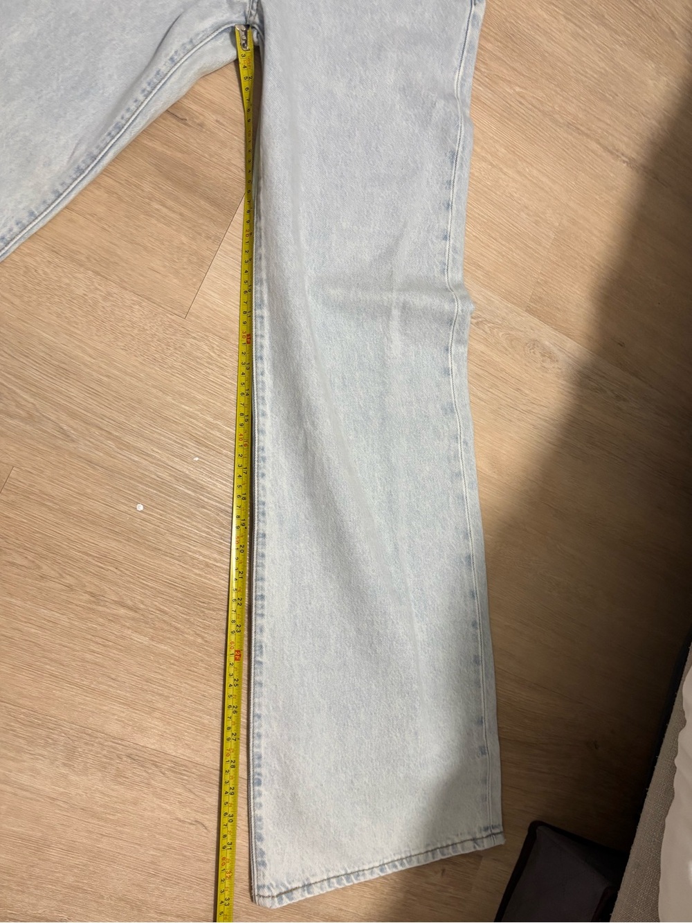 NWT Levi’s Ribcage Wide Leg Jeans Light Wash - Picture 14 of 15